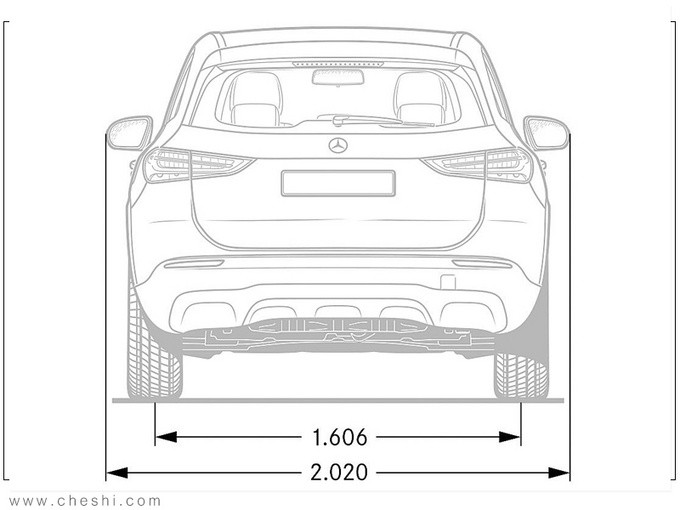 奔驰新GLA插混版尺寸曝光轴距比奥迪Q3还长-图6