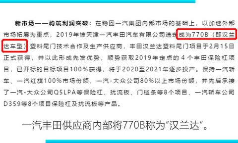 一汽丰田大SUV曝光 基于新汉兰达打造/配混动-图2