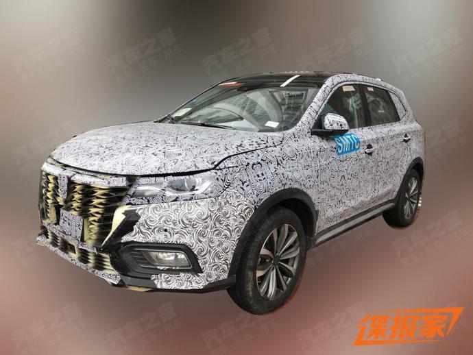 Все инновации внутри и снаружи, новые шпионские фотографии Roewe RX5