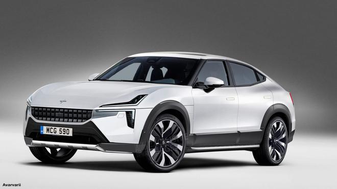極星Polestar 3旗艦SUV效果圖曝光 與沃爾沃XC90共享技術