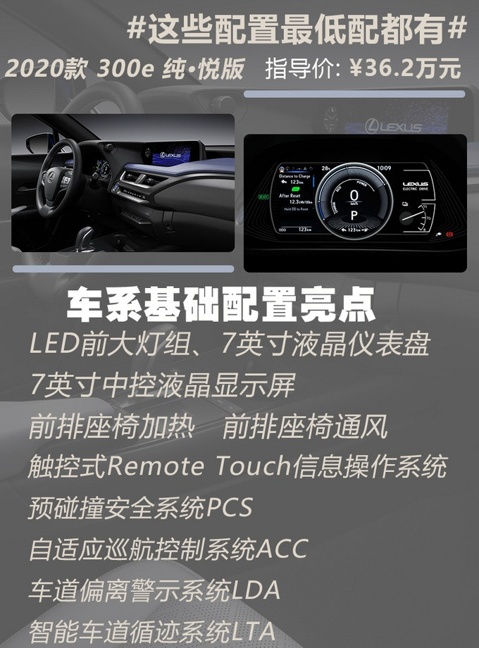 雷克萨斯电动车选哪款？续航比肩Model 3，竟比比亚迪还便宜？