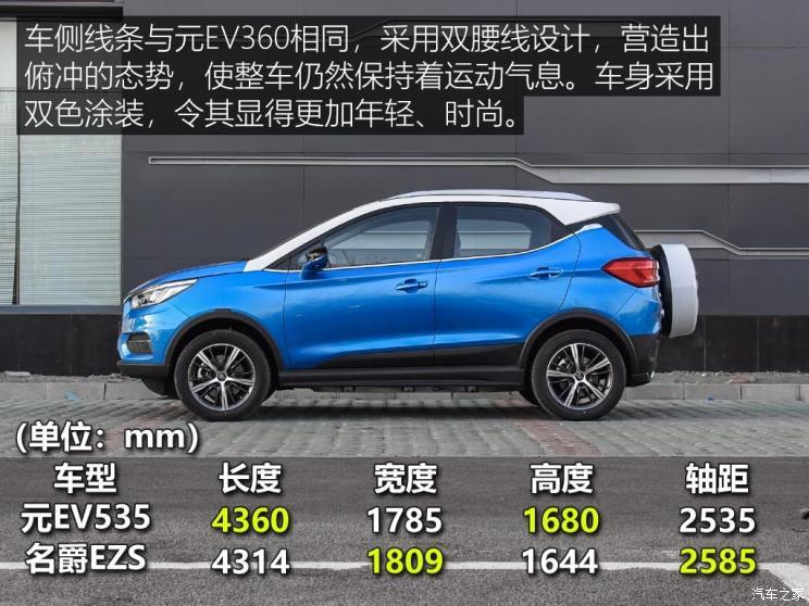 比亚迪 元新能源 2019款 EV535 高能领航版