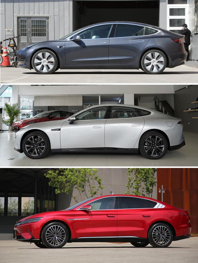 國(guó)產(chǎn)車真不行？國(guó)產(chǎn)Model 3對(duì)比小鵬P7/比亞迪漢EV