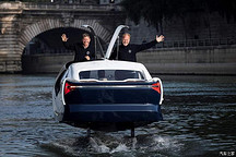 无噪音无污染 法国水上出租车开始测试