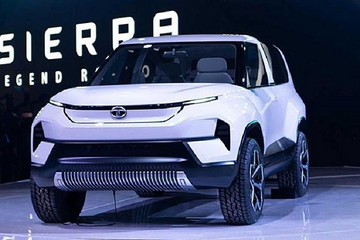 塔塔發(fā)布全新電動概念車Sierra EV 廂貨和SUV的結合體