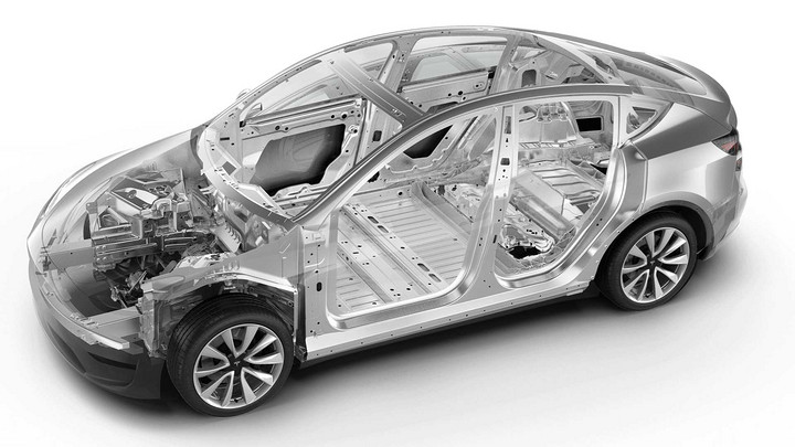 特斯拉model y部分信息曝光 确切长度为4750mm