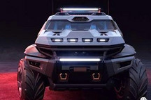 瘋狂的裝甲車SUV概念效果圖 2000馬力混動越野車