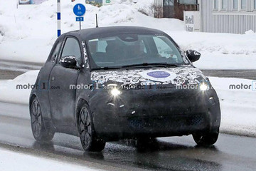 售价入门 菲亚特500纯电动硬顶版谍照