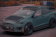 特斯拉Model X SUV極限越野繪制圖曝光 以艱難困境生存設(shè)計而來