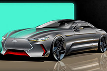 奧迪A9 e-tron概念車假想圖曝光 直接對標(biāo)Model S