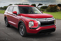 全新三菱歐藍(lán)德假想圖曝光 或搭載插電混動(dòng)系統(tǒng)