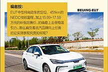 15萬起售的中型純電動車靠譜嗎？ 深度測試BEIJING-EU7