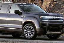 GMC悍馬EV渲染圖曝光 三排電動SUV 續(xù)航達640km