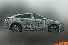 貫穿式尾燈 曝ARCFOX首款轎車尾部諜照