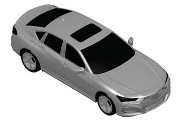 讴歌全新TLX专利图曝光！有望2021年前推出