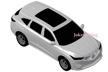 全新讴歌MDX专利图曝光！将于2020年内发布