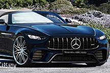 綜合功率800馬力！2022款梅賽德斯-奔馳SL63渲染圖曝光 