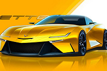 科爾維特C9渲染圖曝光！或?yàn)榧冸妱?dòng)車型