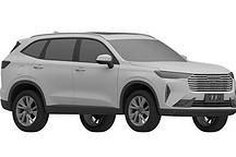 疑似新款哈弗H6專利圖曝光！家族造型更犀利