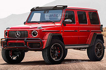 2021年下半年亮相！奔馳G550 4×42渲染圖曝光 