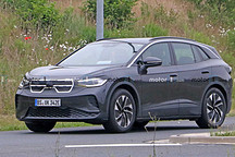 大众ID.4路试谍照首次曝光！将于10月安亭工厂投产