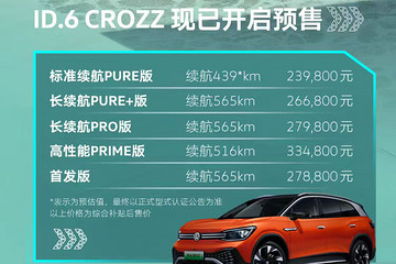 大众ID.6 CROZZ来了，23.98万开启预售，实力到底如何？