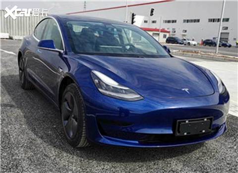 特斯拉Model 3申报图 搭磷酸铁锂电池