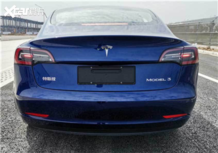特斯拉Model 3申報(bào)圖 搭磷酸鐵鋰電池