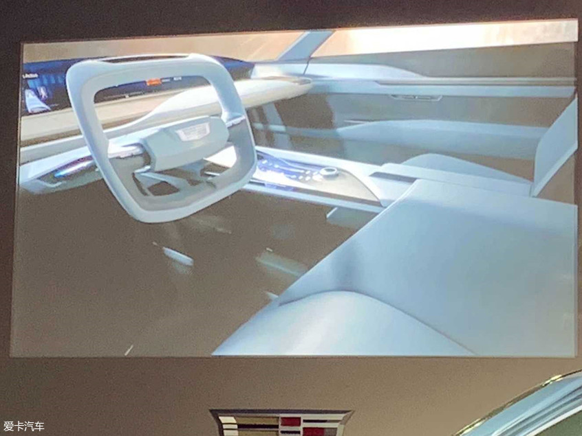 凱迪拉克純電動SUV概念車官圖 即將首發(fā)