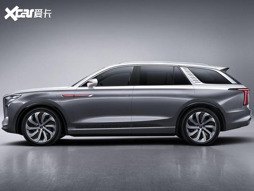 红旗E-HS9官图发布 定位纯电动大型SUV