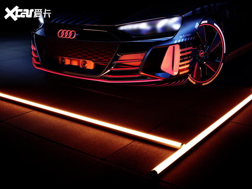 奧迪e-tron GT官圖曝光 或?qū)⒂谀甑淄懂a(chǎn)