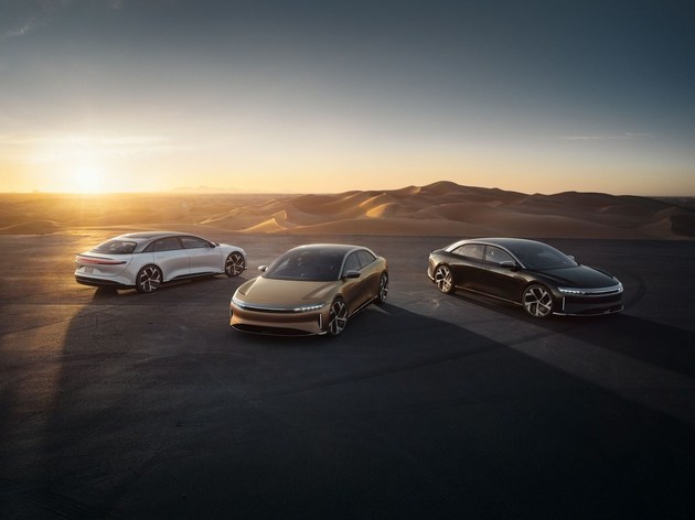 定位特斯拉Model 3为对手 Lucid将2024或2025年推出低价新车