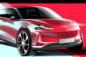 哪吒第三款量产车预告图发布 或命名为哪吒V/今年亮相