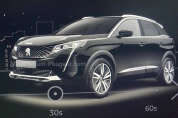 新款标致3008效果图曝光 前脸更加犀利/预计9月亮相