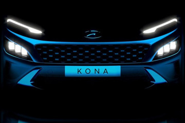 新款现代KONA车型预告图发布 前脸设计变化明显/提供运动版本