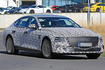 捷尼赛斯G80电动版谍照 最新家族设计