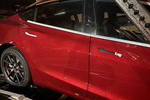 细节变化较多 改款特斯拉Model 3谍照