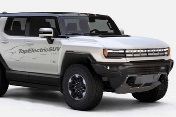 或将与皮卡车型采用相同动力系统 悍马 EV SUV车型渲染图曝光