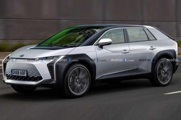 丰田纯电动SUV车型渲染图曝光 2021年底发布