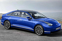 现代IONIQ 6渲染效果图曝光 WLTP续航最大约550km/2022年推出