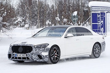 梅赛德斯-AMG S 63 e低伪装谍照曝光 将于2021年内亮相