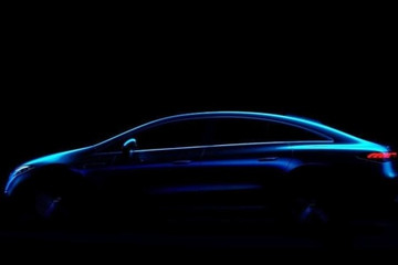 奔驰EQS最新预告图曝光 有望于4月份2021上海车展首发