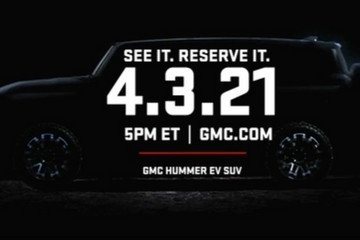经典外观设计 悍马纯电SUV将于4月4日线上发布