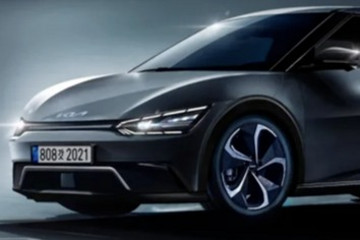 全新起亚EV6渲染图 运动小钢炮风格/起亚首款E-GMP平台产品