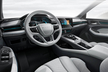 全新荣威Ei5内饰官图发布 兼顾科技感和舒适度