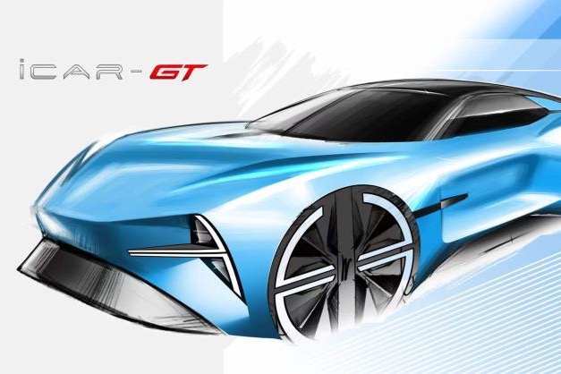 奇瑞iCar GT跑车设计图曝光,又一款电动超跑要来了!