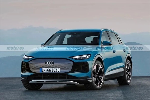定位纯电SUV  奥迪Q6 e-tron假想图曝光