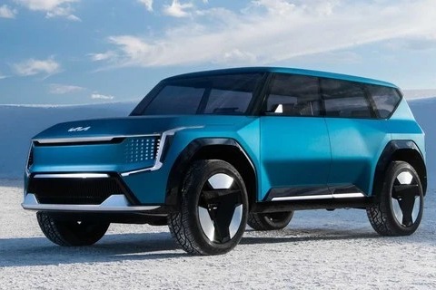 起亚EV9  概念车官图发布 续航483km 