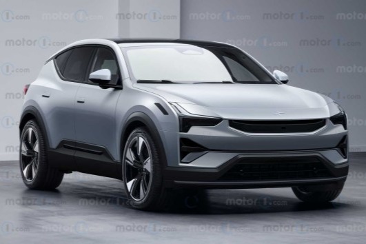 极星3假想图   将对标特斯拉Model Y