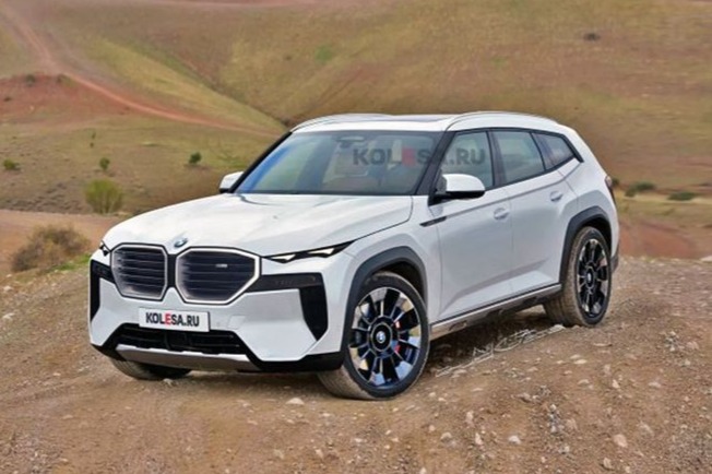 宝马XM量产版效果图曝光  2022年首发亮相